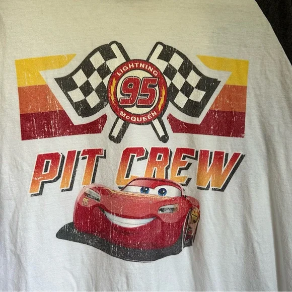 Disney Cars Pit Crew Long Sleeve Shirt - Picture 2 of 4